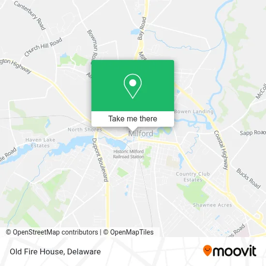 Old Fire House map