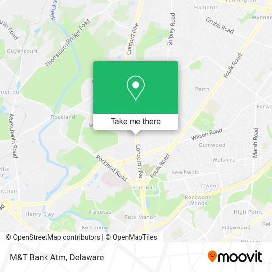M&T Bank Atm map