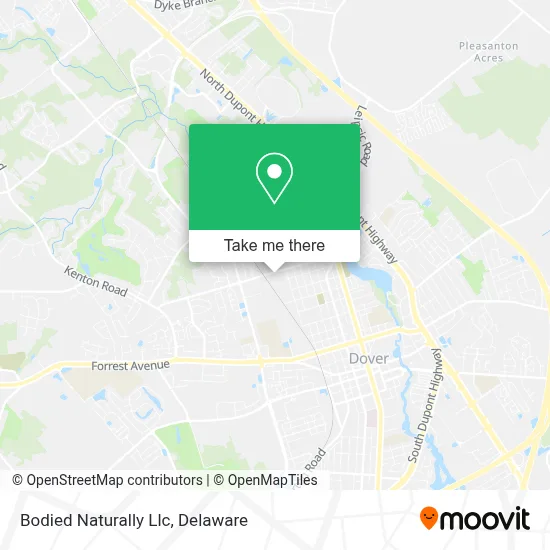 Bodied Naturally Llc map