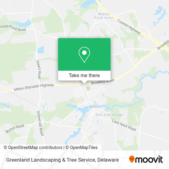 Greenland Landscaping & Tree Service map