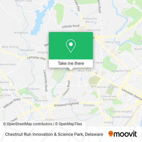 Chestnut Run Innovation & Science Park map