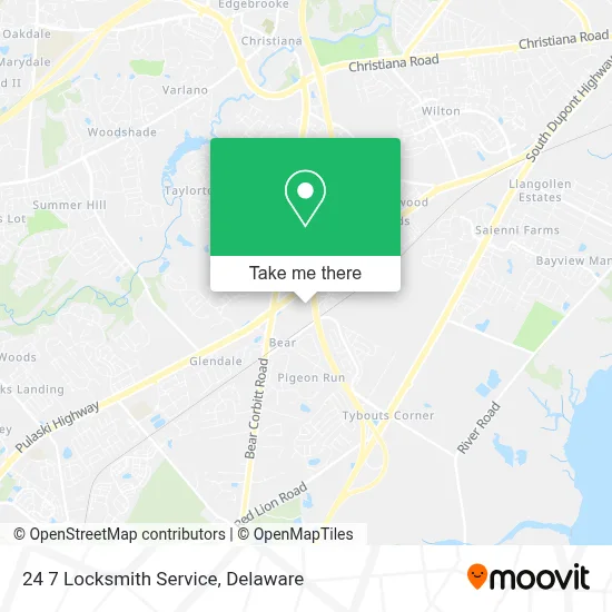 24 7 Locksmith Service map