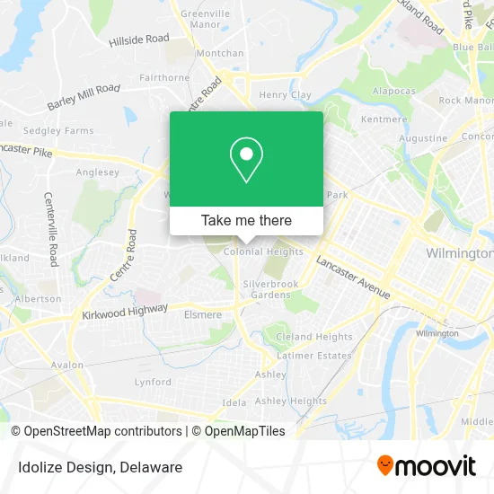 Idolize Design map
