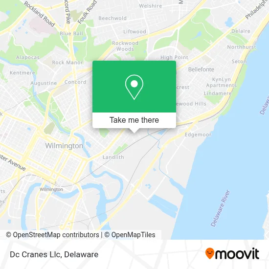 Dc Cranes Llc map
