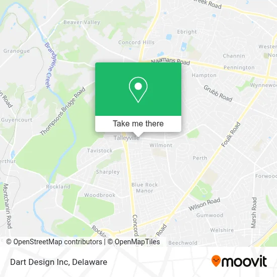 Dart Design Inc map