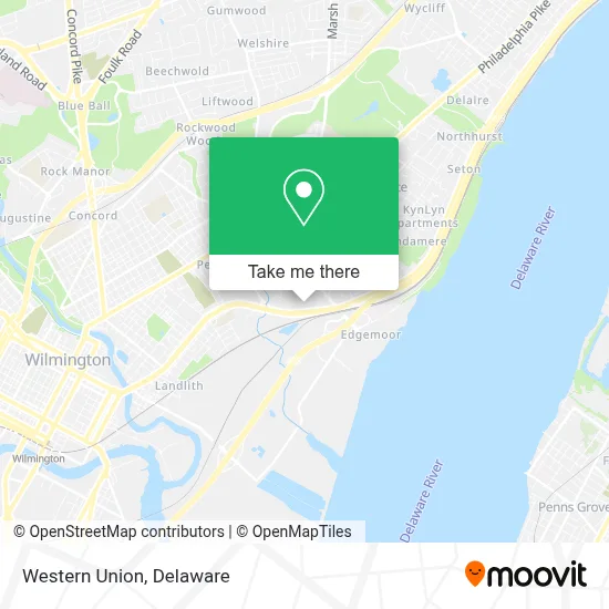 Western Union map