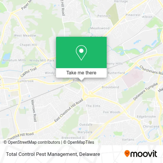 Total Control Pest Management map