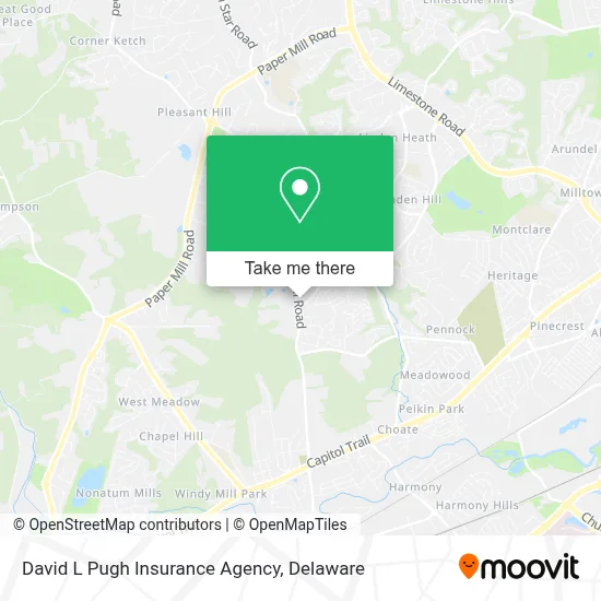 David L Pugh Insurance Agency map