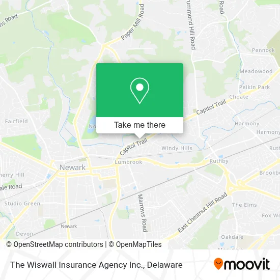 The Wiswall Insurance Agency Inc. map