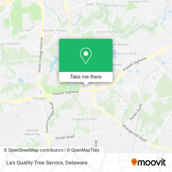 La's Quality Tree Service map