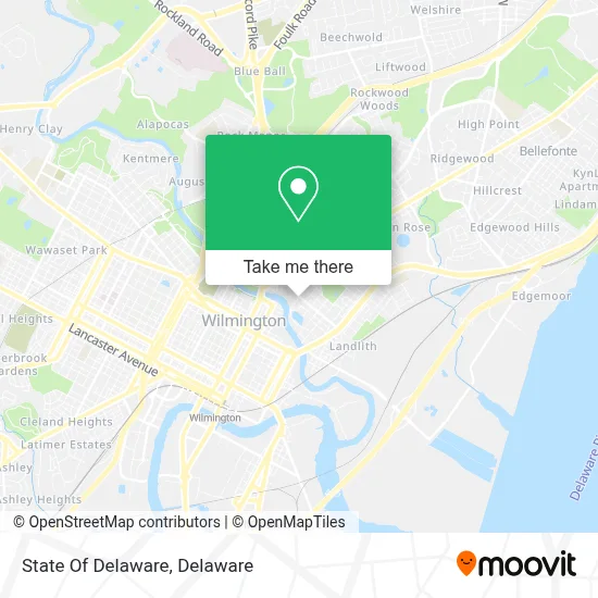 State Of Delaware map