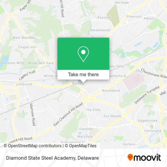 Diamond State Steel Academy map