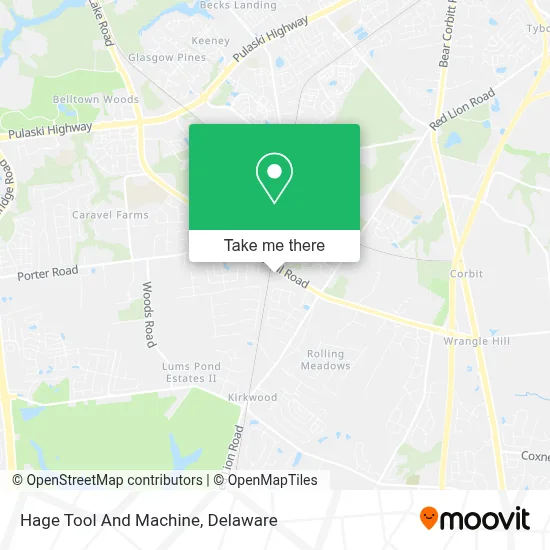 Hage Tool And Machine map