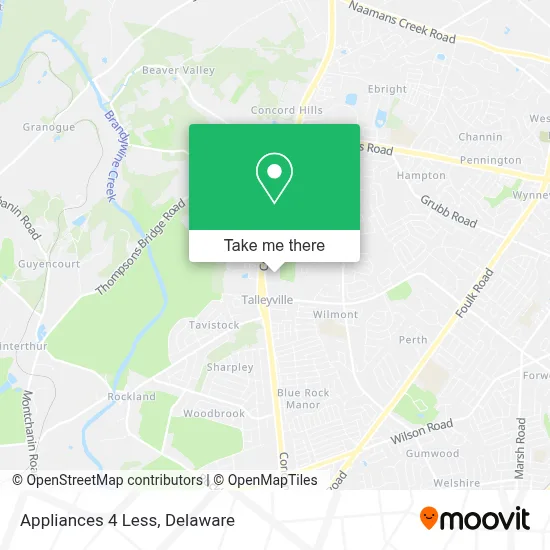 Appliances 4 Less map