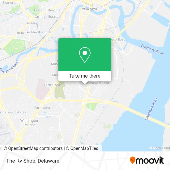 The Rv Shop map