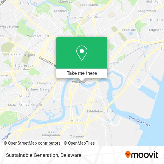 Sustainable Generation map