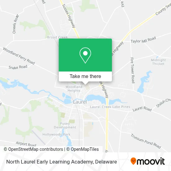 North Laurel Early Learning Academy map
