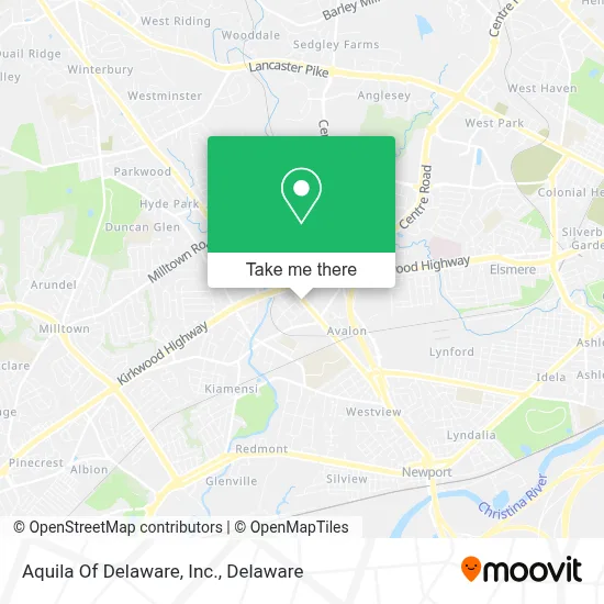 Aquila Of Delaware, Inc. map
