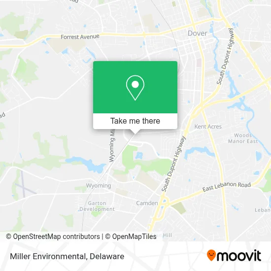 Miller Environmental map