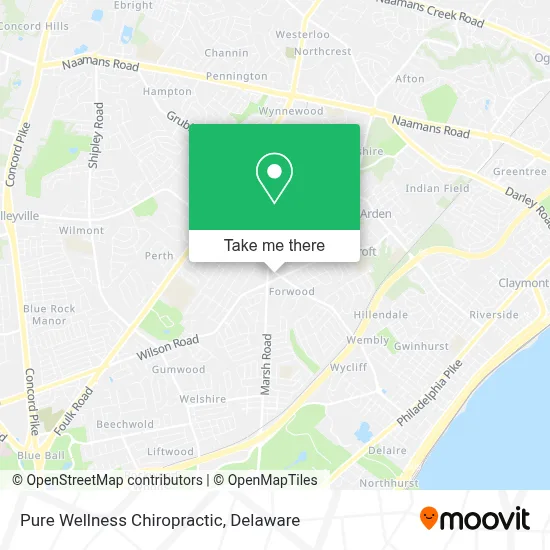 Pure Wellness Chiropractic map