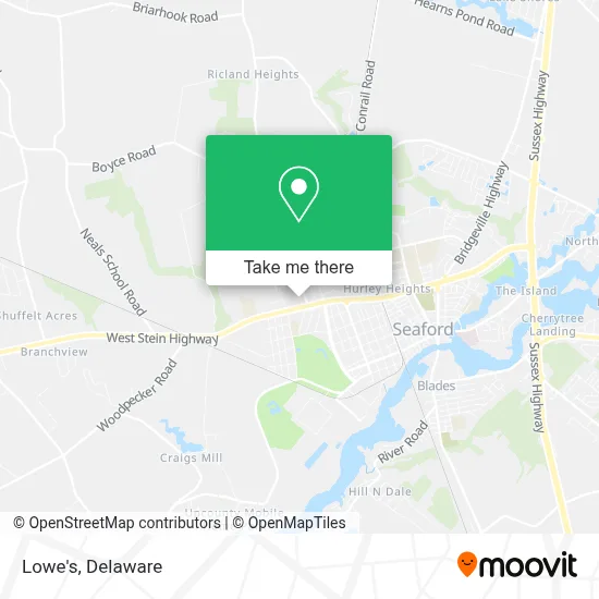 Lowe's map