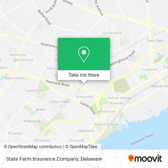 State Farm Insurance Company map