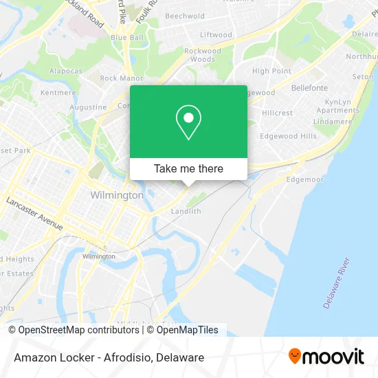 Amazon Locker - Afrodisio map