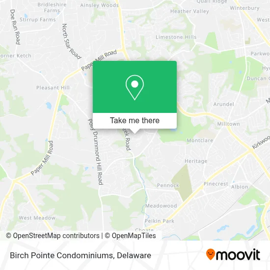 Birch Pointe Condominiums map