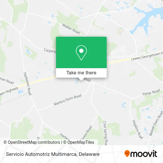Servicio Automotriz Multimarca map