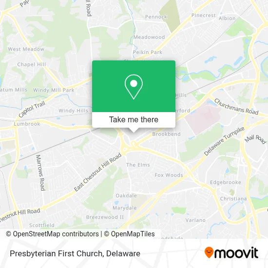 Presbyterian First Church map