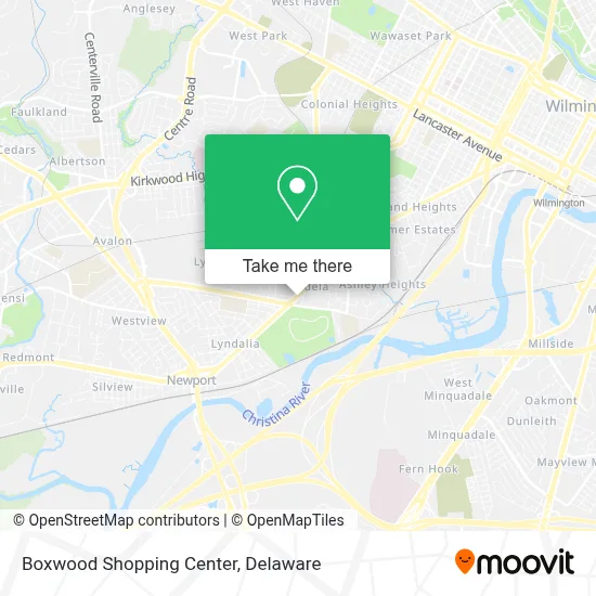 Boxwood Shopping Center map