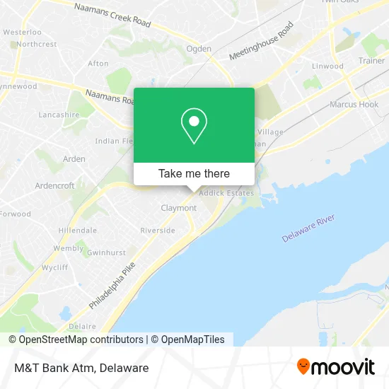 M&T Bank Atm map