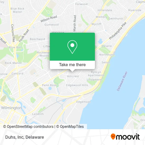Duhs, Inc map