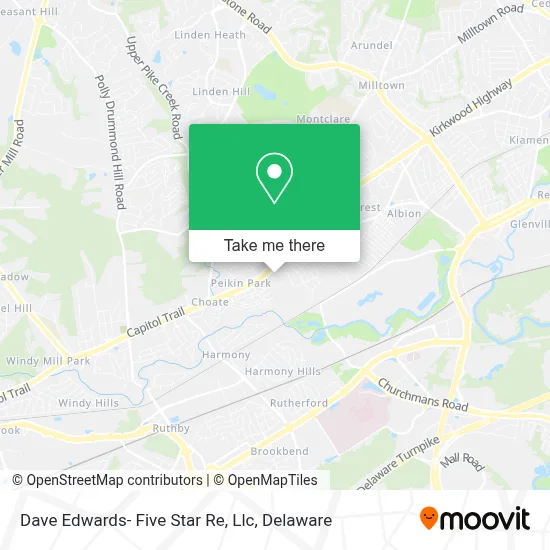 Dave Edwards- Five Star Re, Llc map