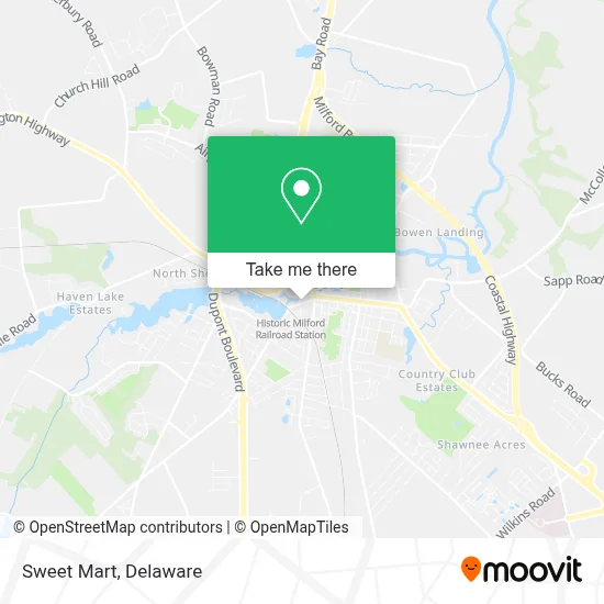 Sweet Mart map