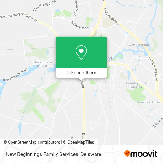 New Beginnings Family Services map