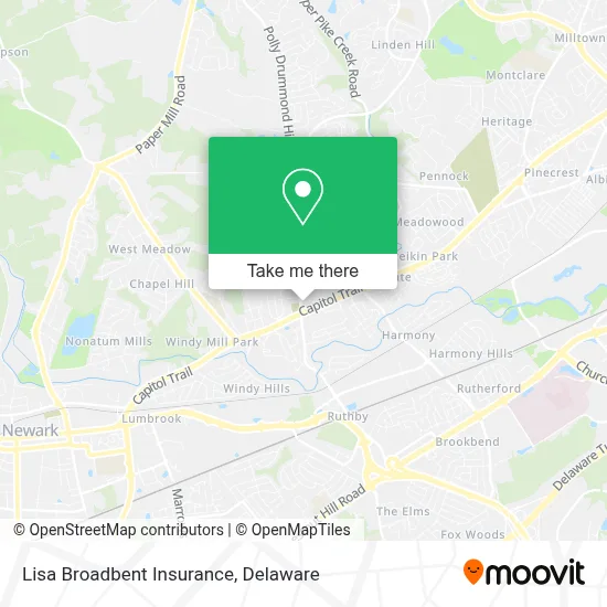 Lisa Broadbent Insurance map