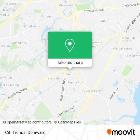 Citi Trends map