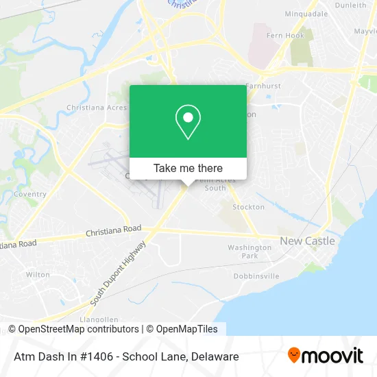 Atm Dash In #1406 - School Lane map
