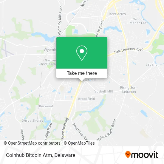 Coinhub Bitcoin Atm map