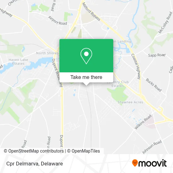 Cpr Delmarva map