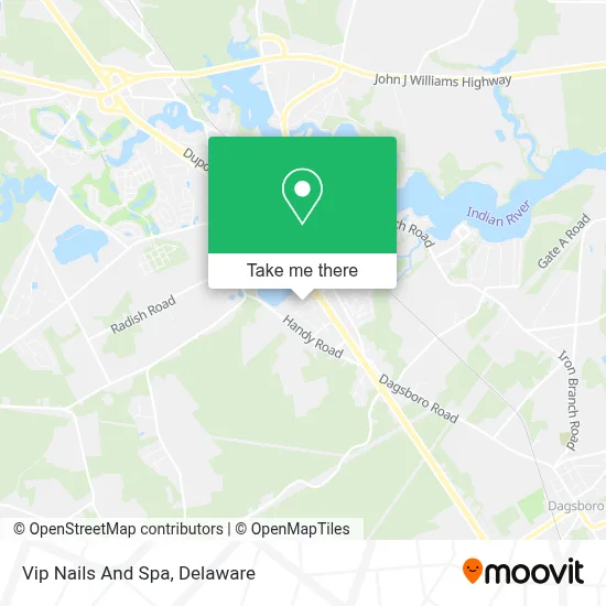 Vip Nails And Spa map