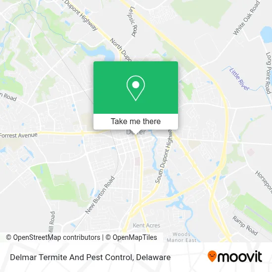 Delmar Termite And Pest Control map