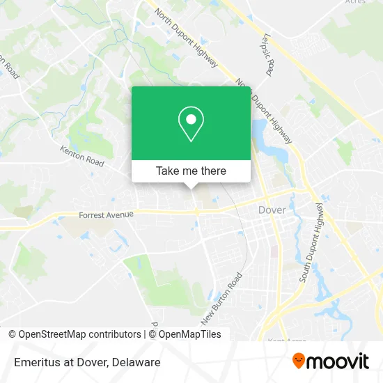 Emeritus at Dover map