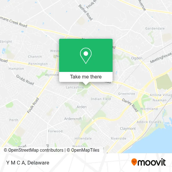 Y M C A map