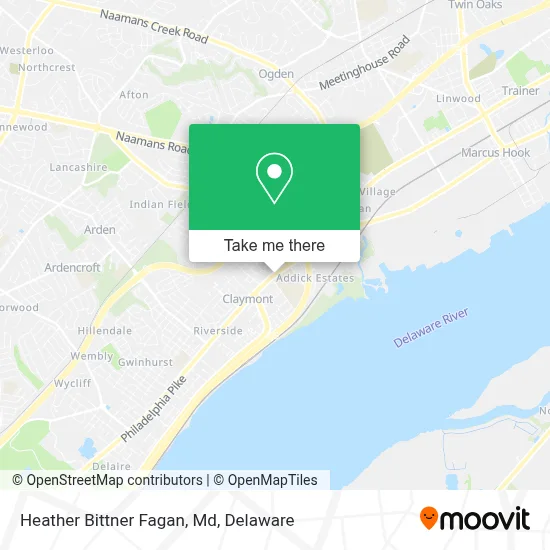 Heather Bittner Fagan, Md map