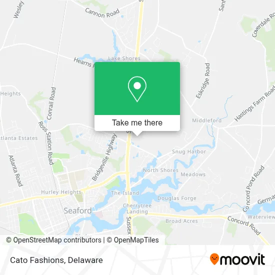 Cato Fashions map