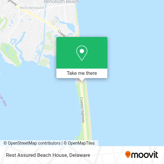 Rest Assured Beach House map