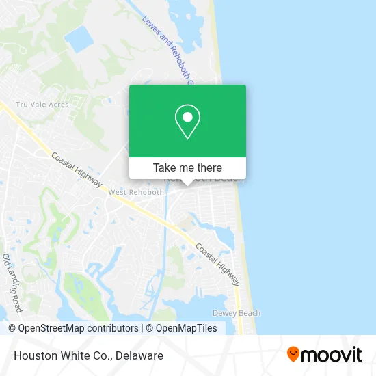 Houston White Co. map