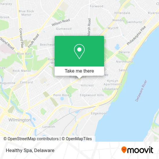 Healthy Spa map